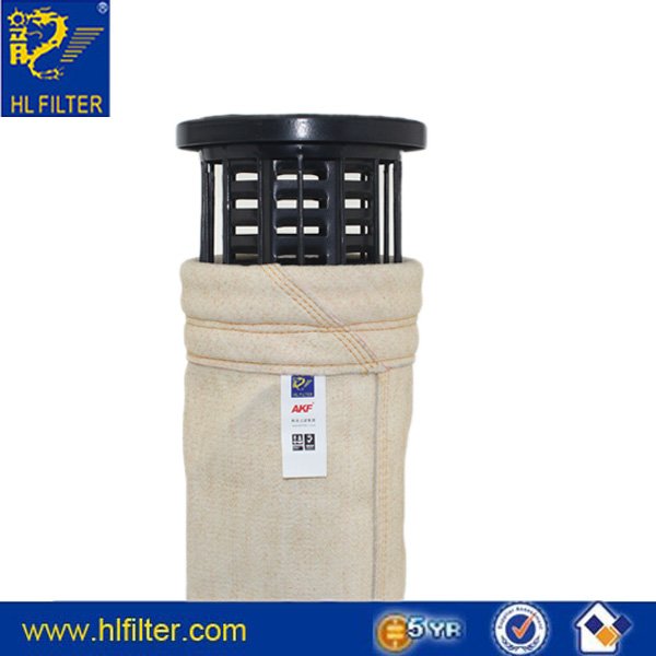 Aramid dust filter bag